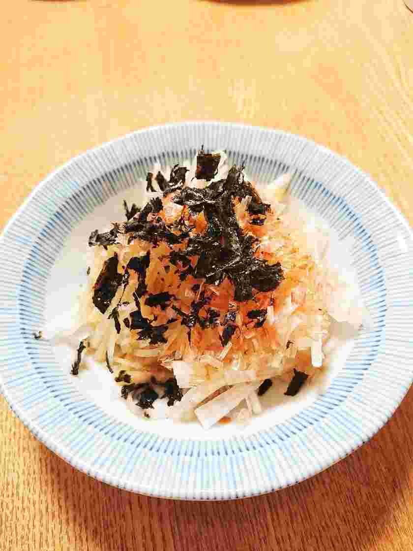 大根の千切りを使ったサラダ