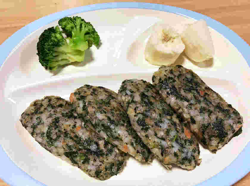 ご飯で作る生後9ヶ月の離乳食用のおやき