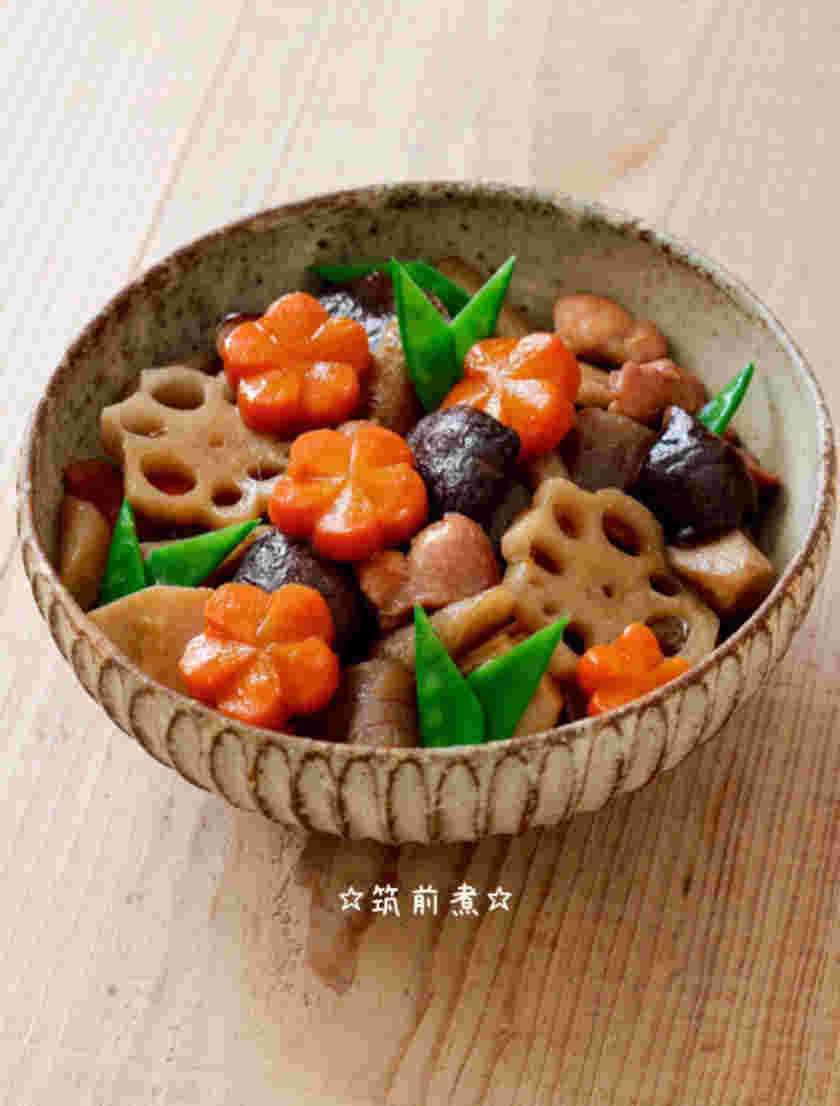 ちらし寿司に合う献立メニューの筑前煮