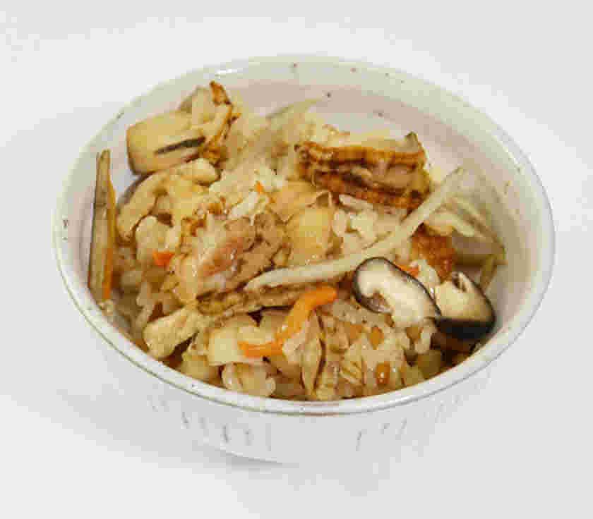 ベビーホタテと牛蒡の炊き込みご飯