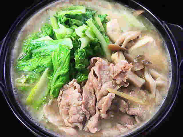 酒粕入り生姜鍋