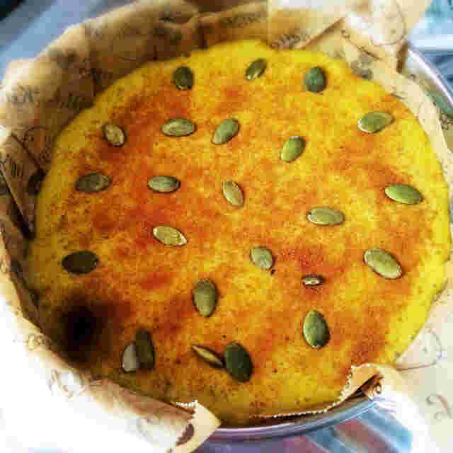 豆腐を使ったかぼちゃケーキ