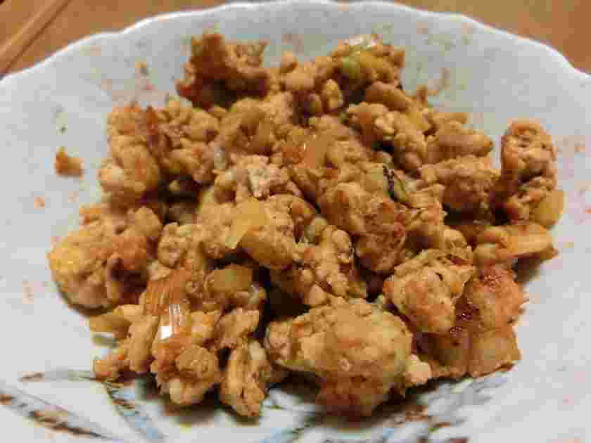 中落ちを使ったマグロタコスミート