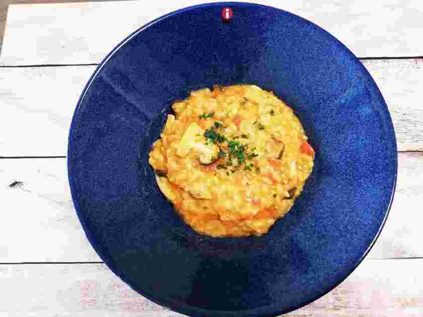 パスタソースでトマトリゾット