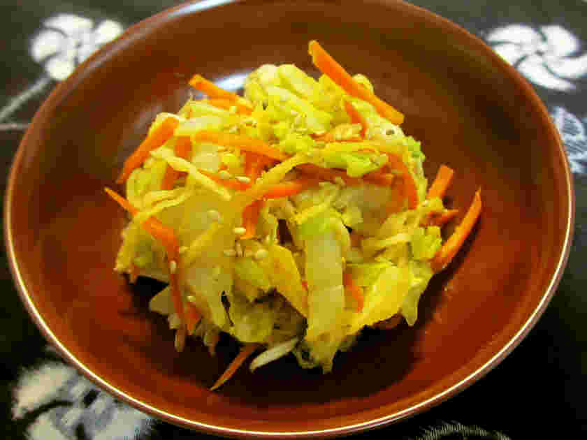 白菜と切り干し大根の酢の物