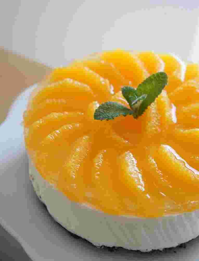 オレンジヨーグルトムースケーキ