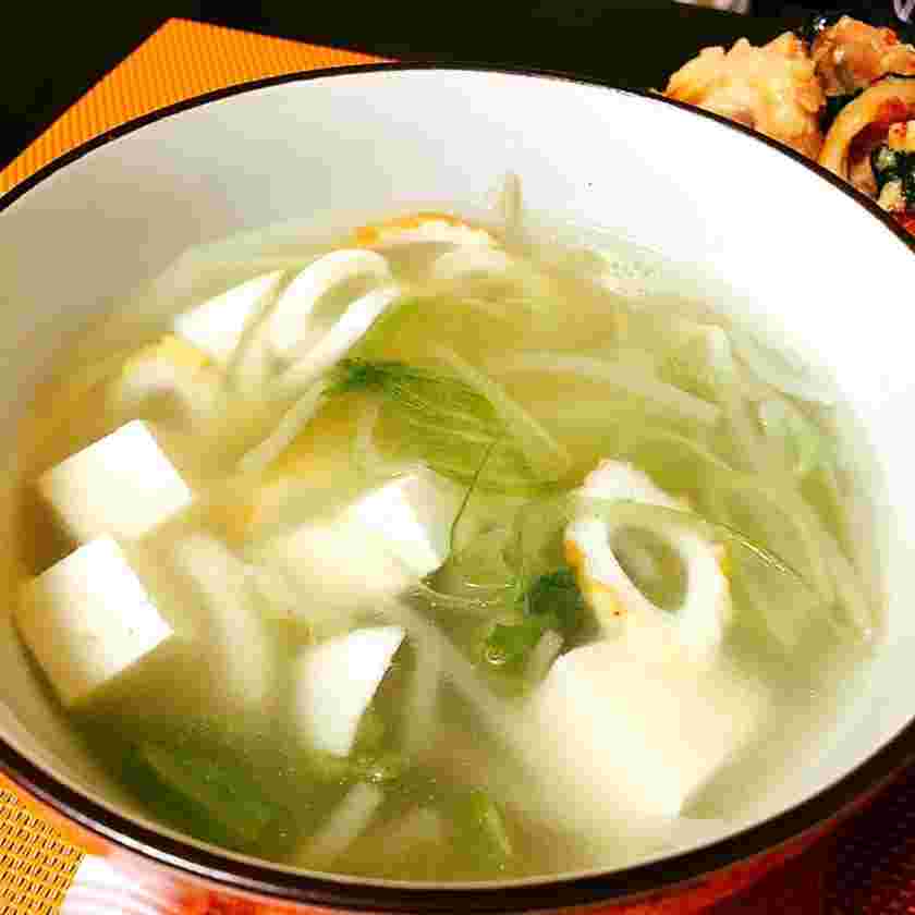 ちくわを使った人気の中華スープ