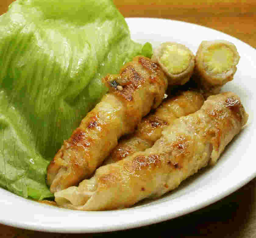 ヤングコーンの肉巻き