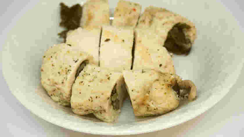 しめじの鶏肉巻きのホイル蒸し