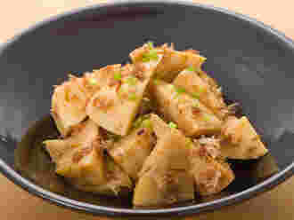 朝食に合うたけのこのレンジおかか煮