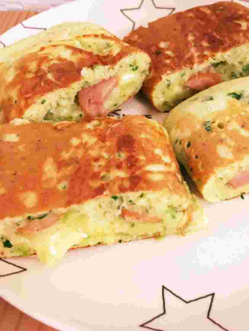 朝食に合うおかずホットケーキ