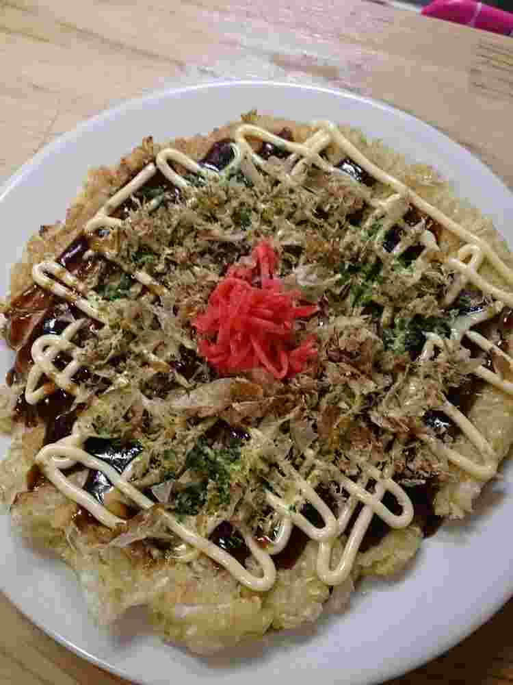 白菜と豆腐のお好み焼き