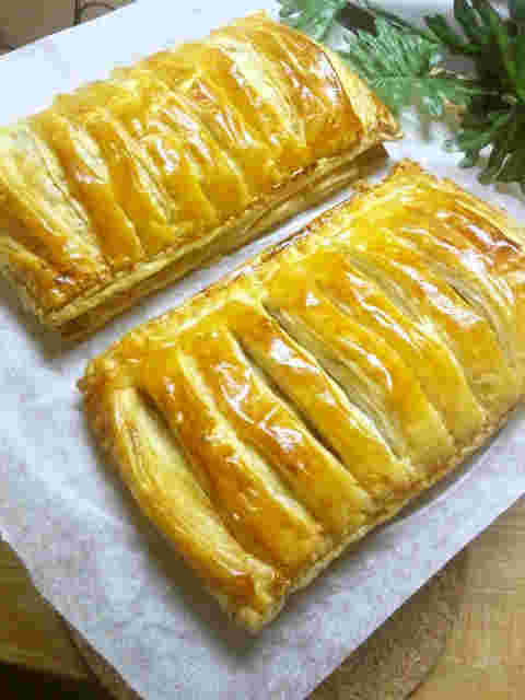冷凍パイシートで作るさつまいもパイ