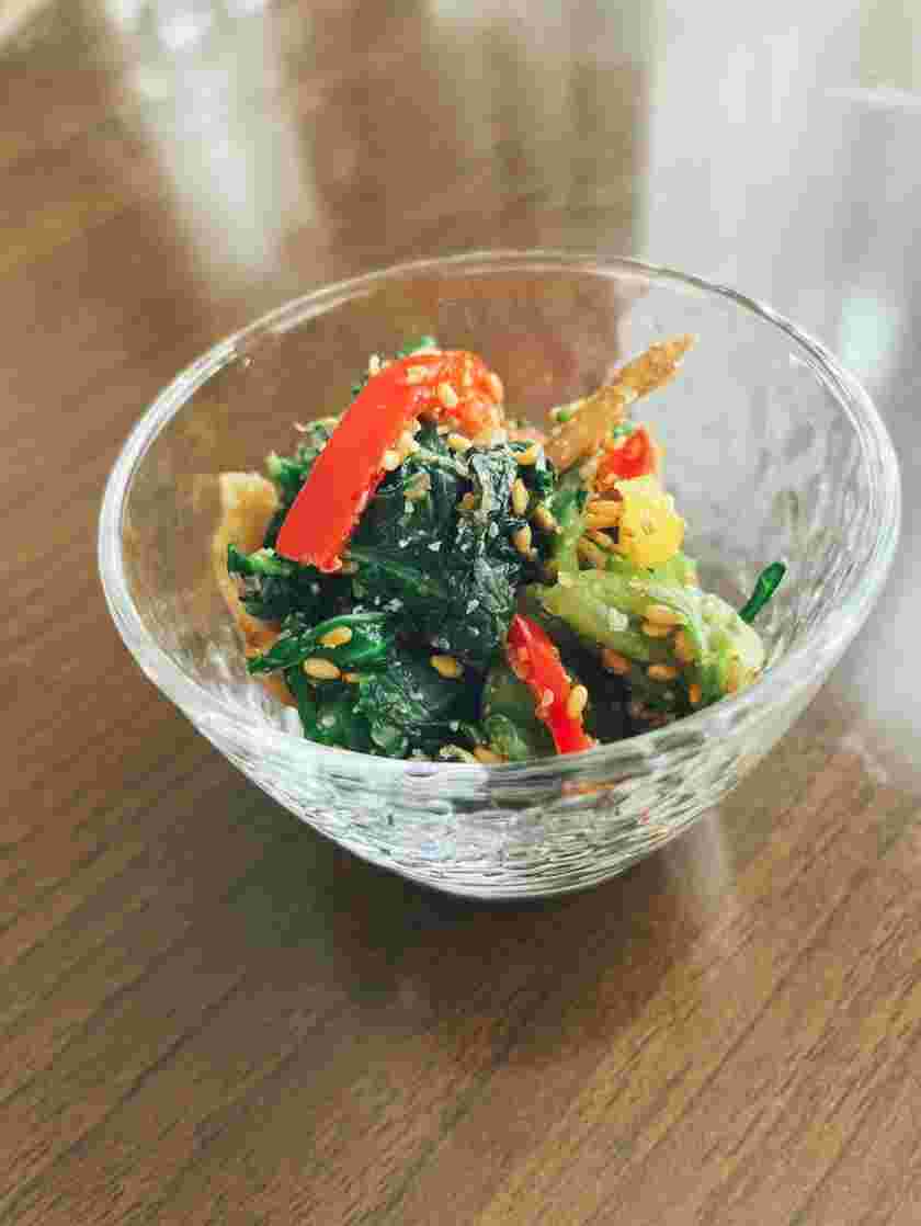 安くて美味しい夏野菜の胡麻和え
