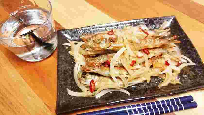 簡単魚料理のシシャモ南蛮漬け
