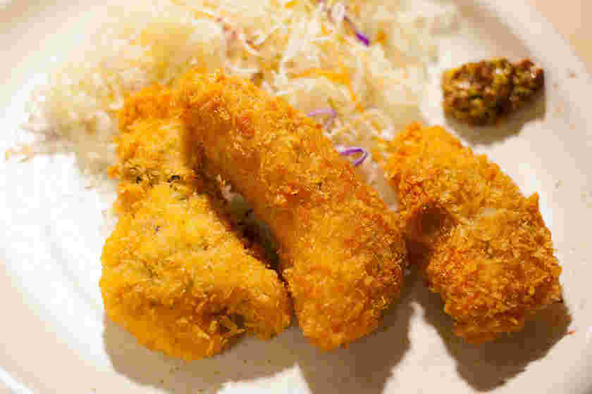 焼ヨーグルトを使った鶏のささみフライ