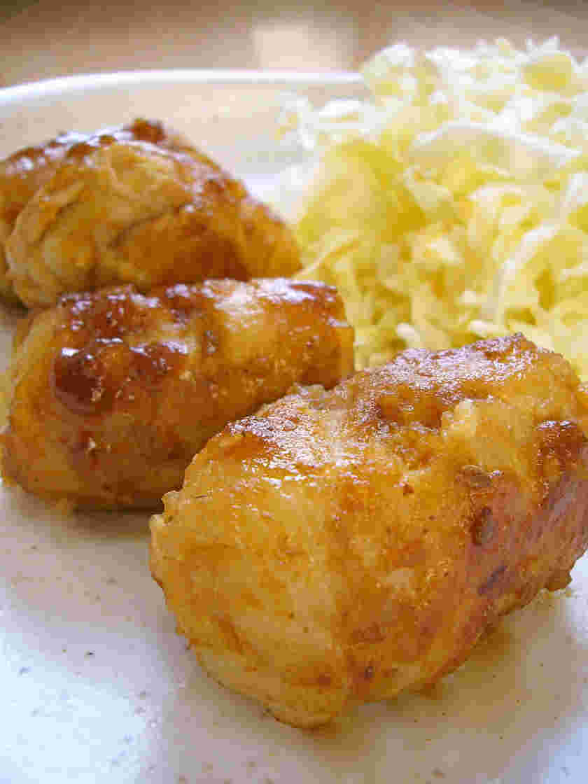レンジで作る肉巻きマッシュポテト