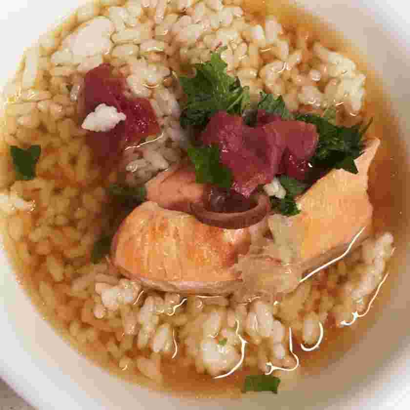麦茶で作る夏のお茶漬け