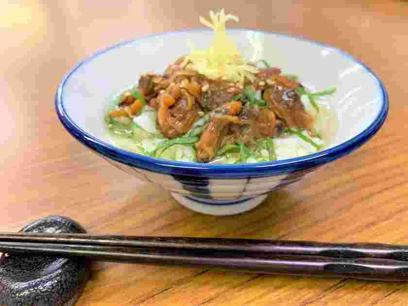 あさりうま煮のお茶漬け