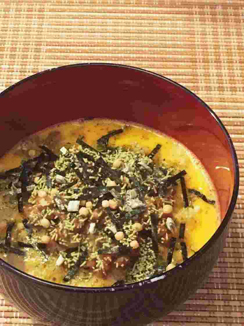 卵納豆のお茶漬け