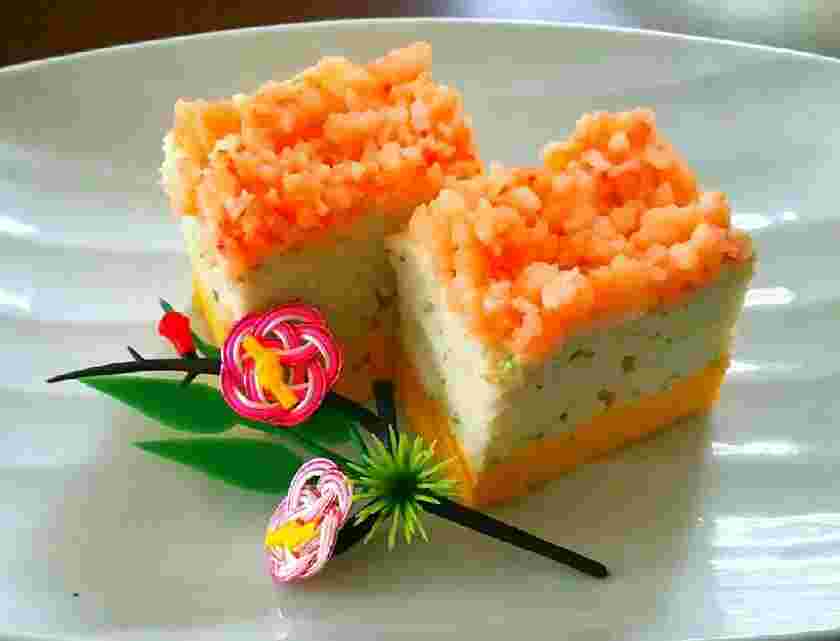 海老入りの錦玉子