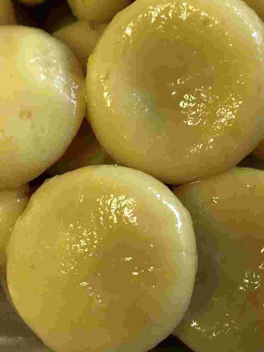 米粉を使ったさつまいもとカボチャ団子のお菓子