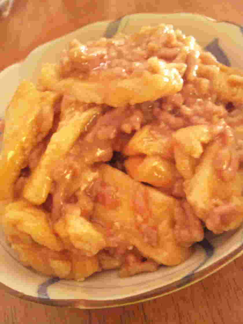 豚ひき肉と油揚げのトロトロ煮物