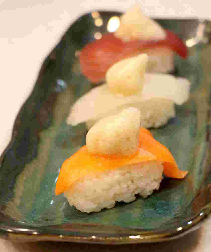 メレンゲを使った泡醤油