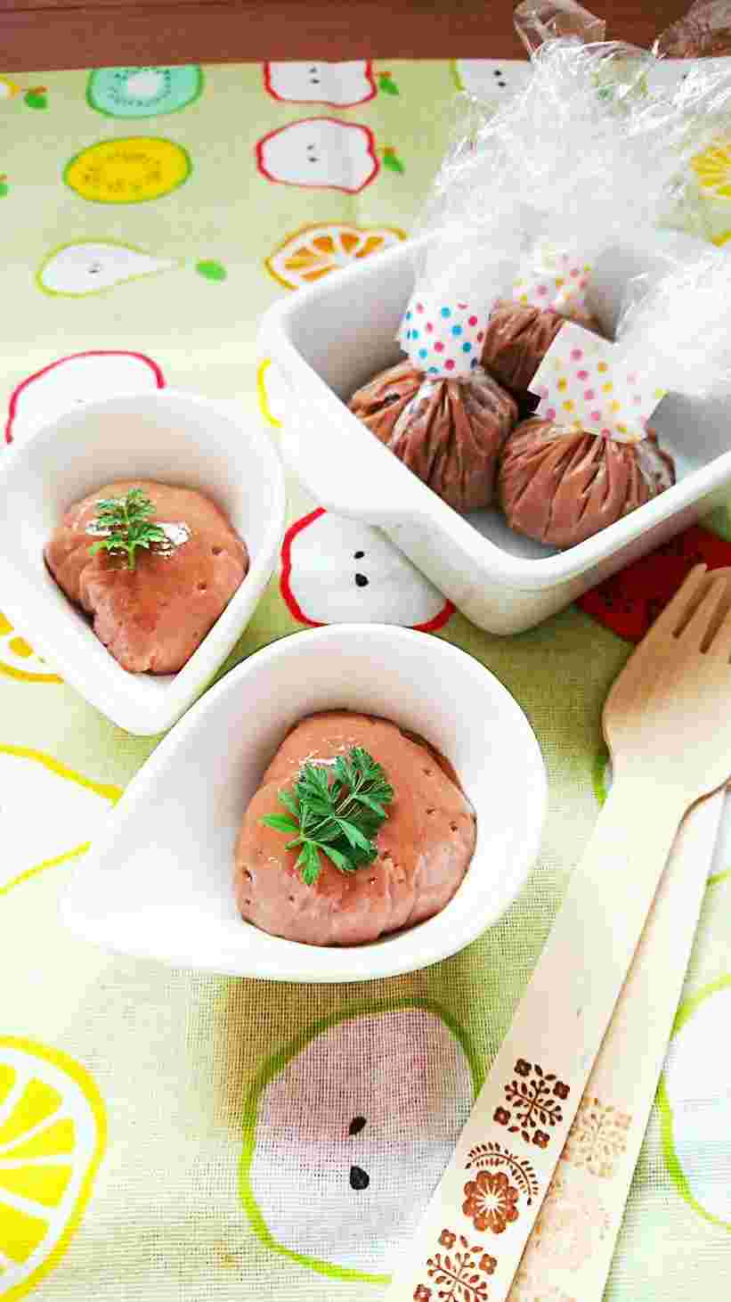 レンジで簡単ひとくちチョコムース