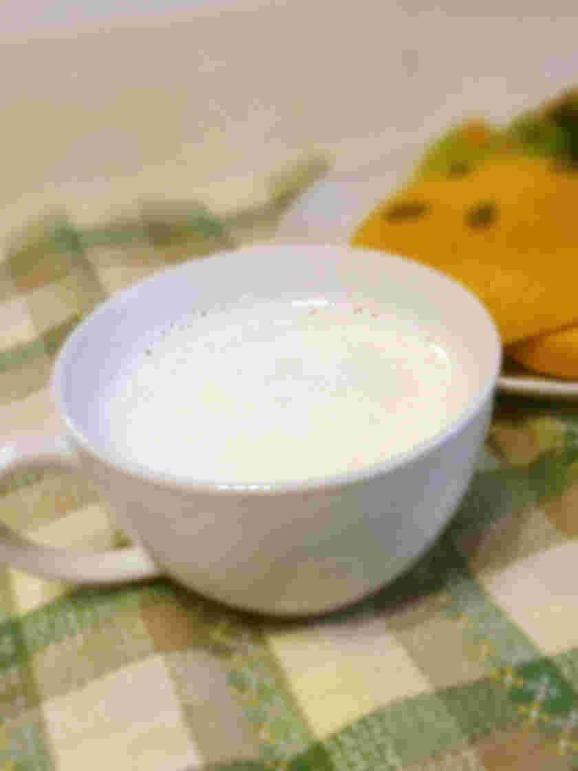 マシュマロと牛乳のホットドリンク
