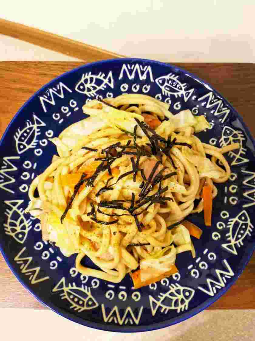 簡単に作れる和風焼きうどん