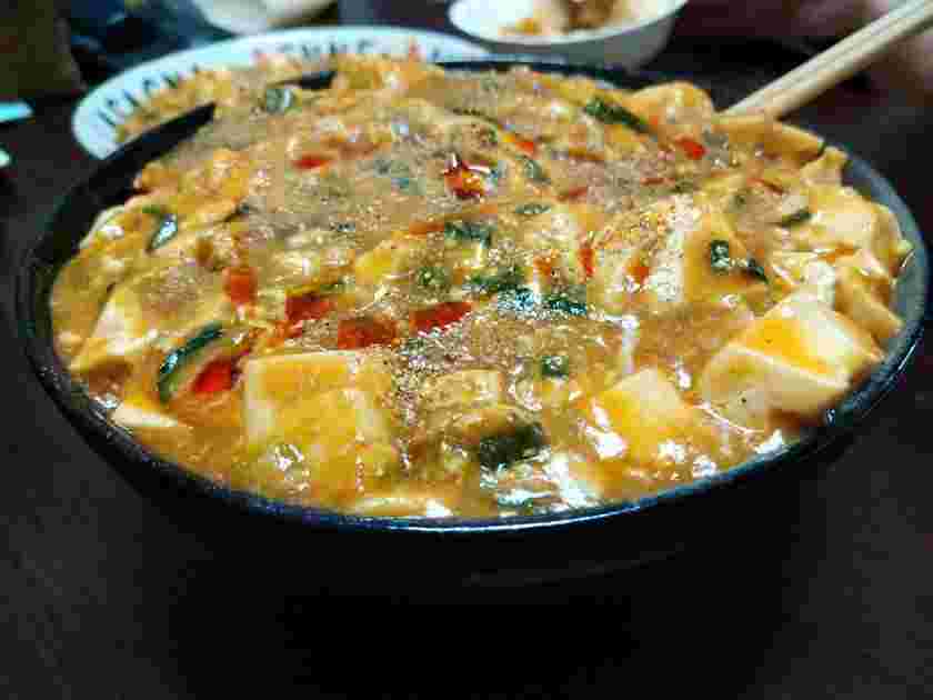 簡単麻婆うどん