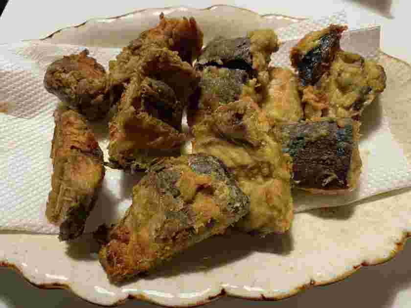 揚げ物料理の鯖缶カレー揚げ