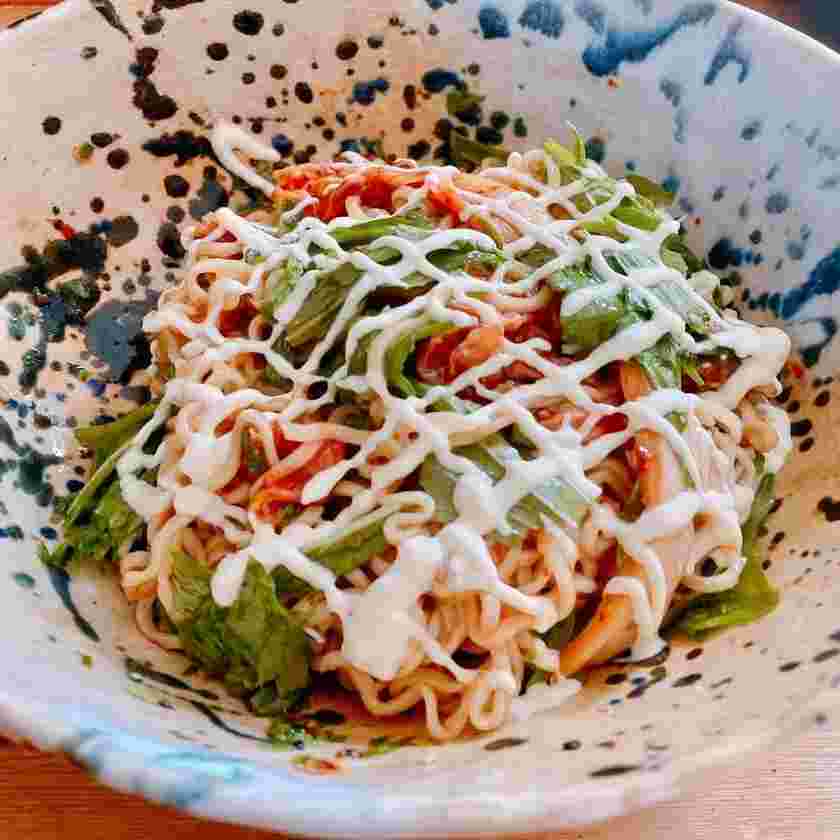 汁なし冷やしキムチラーメン