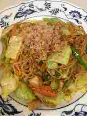 スパイシーホルモン焼きそば