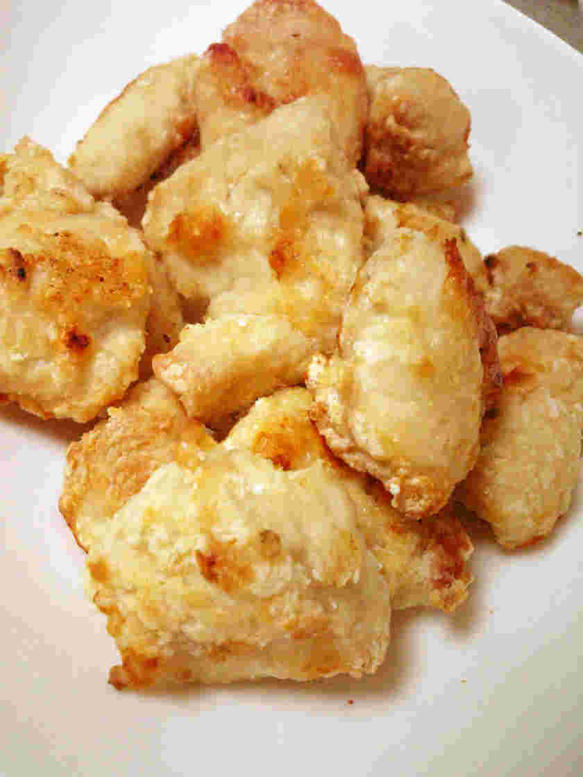 揚げないで作る鶏ささみの唐揚げ