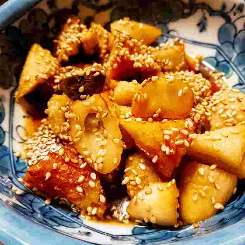 ちくわとエリンギの甘辛炒めのおかず