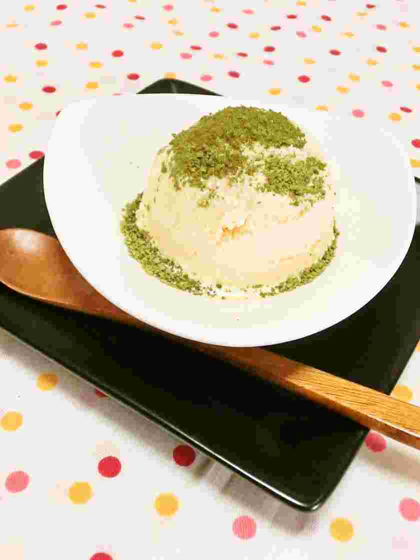抹茶塩のバニラアイス