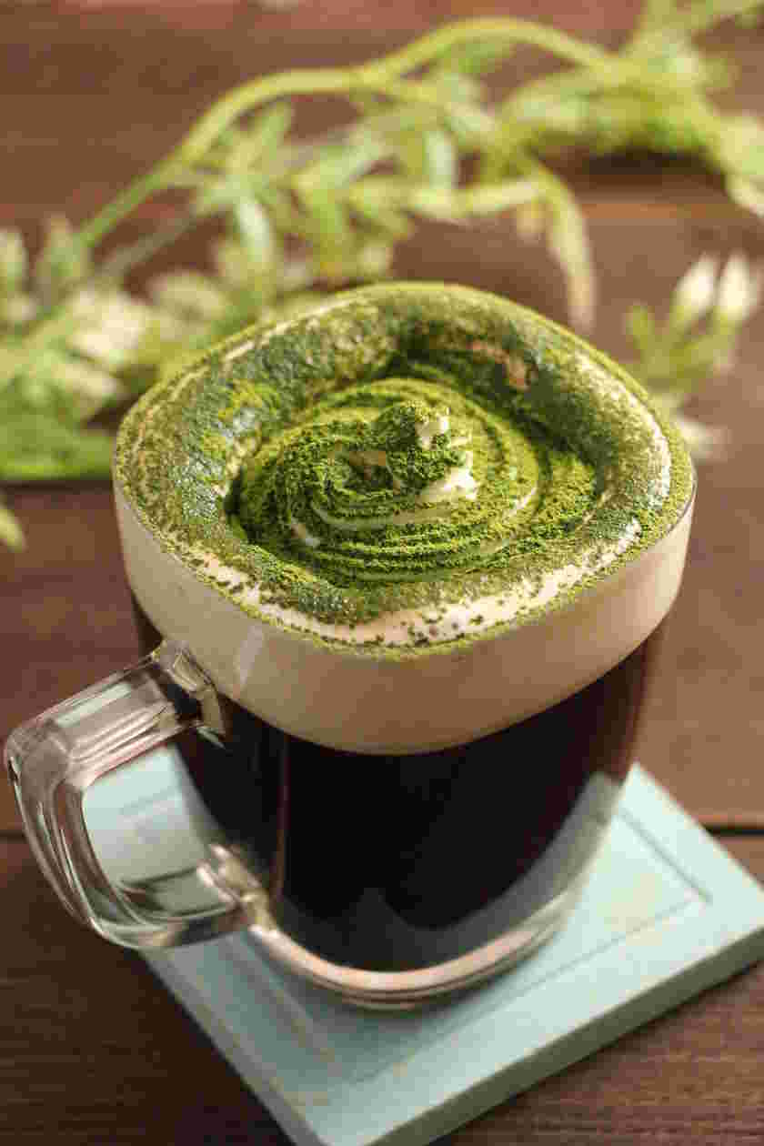 生クリーム消費におすすめの抹茶ウィンナーコーヒー