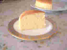 ホットケーキミックスを使ったスフレチーズケーキ
