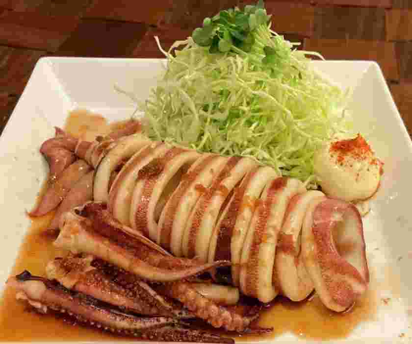 イカの姿焼き