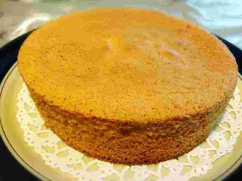 ホットケーキミックスで作るスポンジケーキ