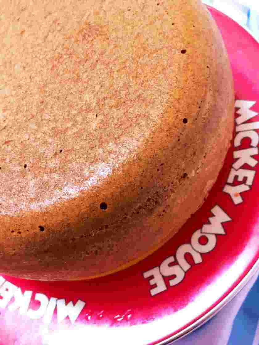 ホットケーキミックスで作る豆乳スポンジケーキ