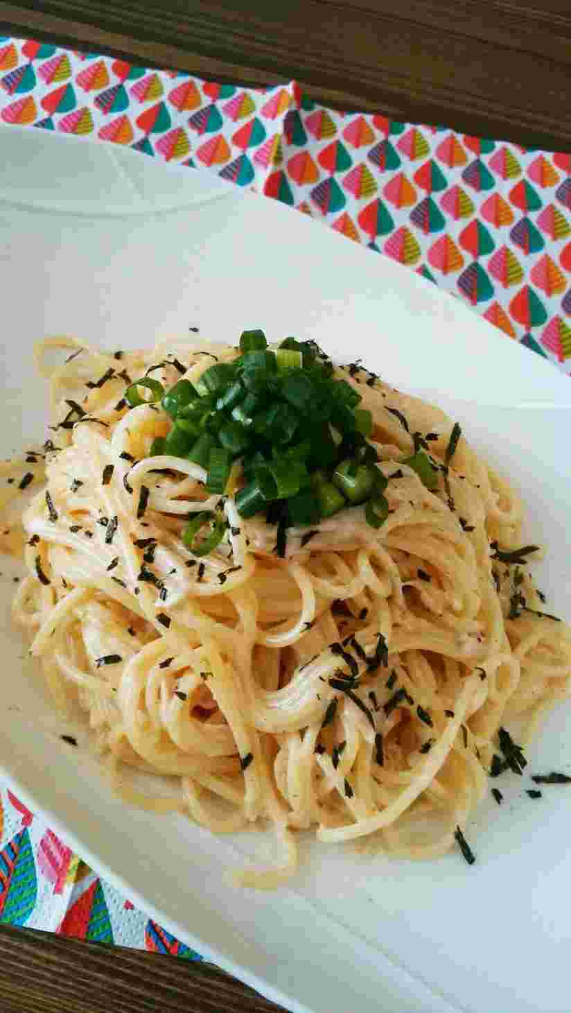 ツナ缶で簡単わさびマヨネーズパスタ