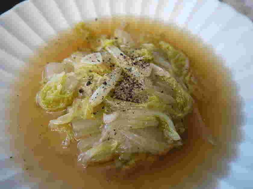 白菜だけシンプルスープ