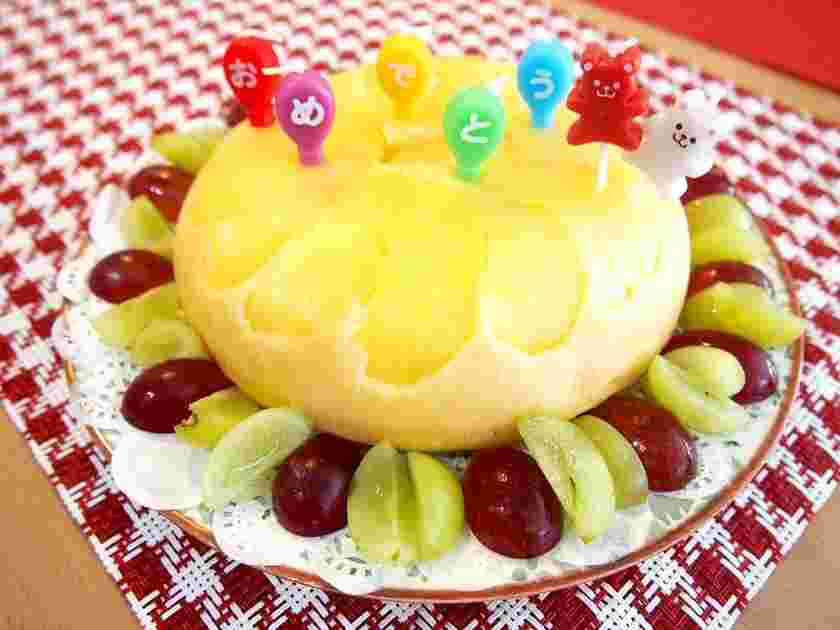 炊飯器で作る1歳の誕生日リンゴケーキ