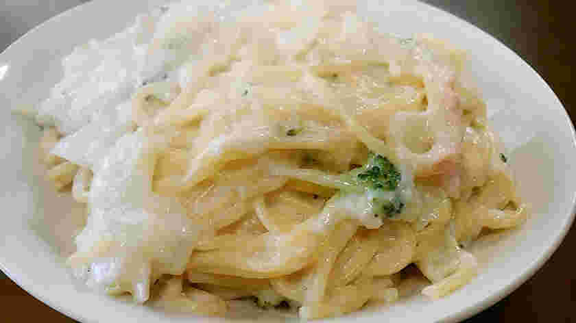 じゃがいもの明太子クリームパスタ