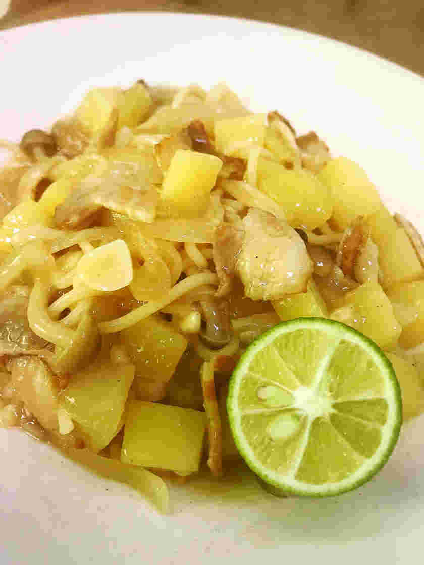 じゃがいもの和風パスタ