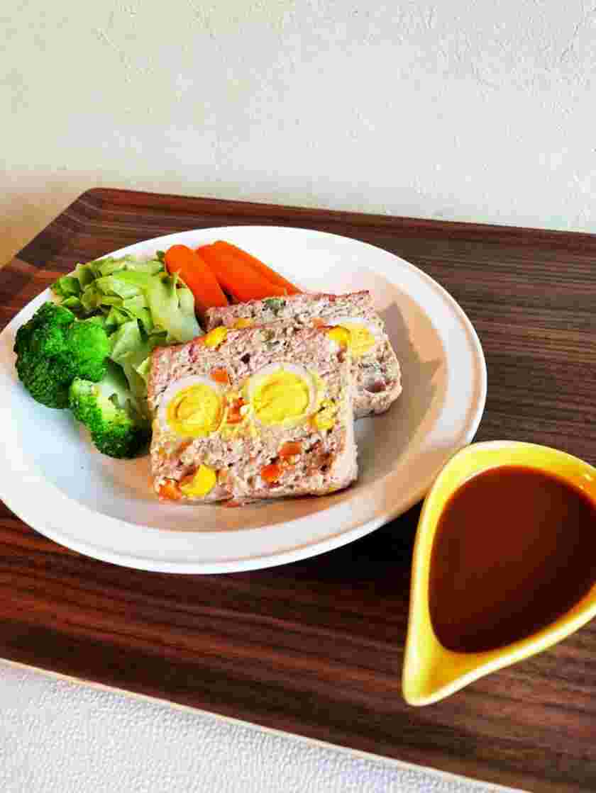オーブンで焼いたミートローフ