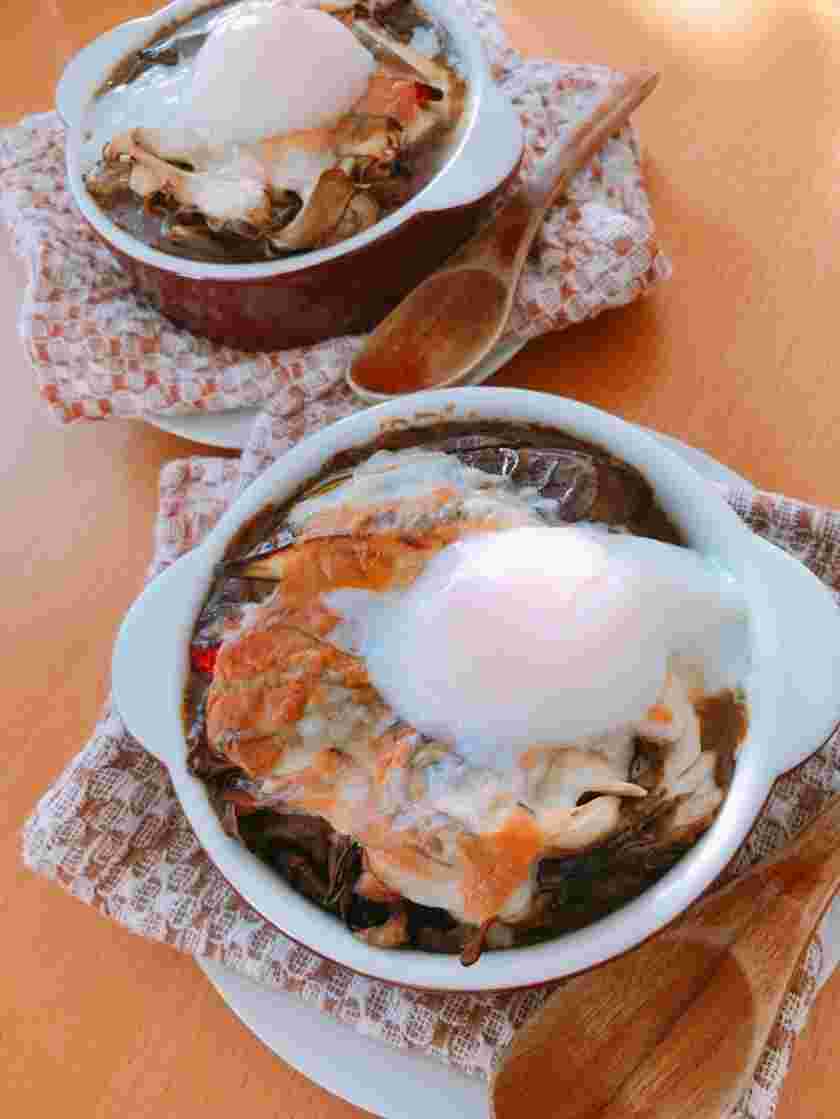 野菜たっぷり焼きチーズカレー